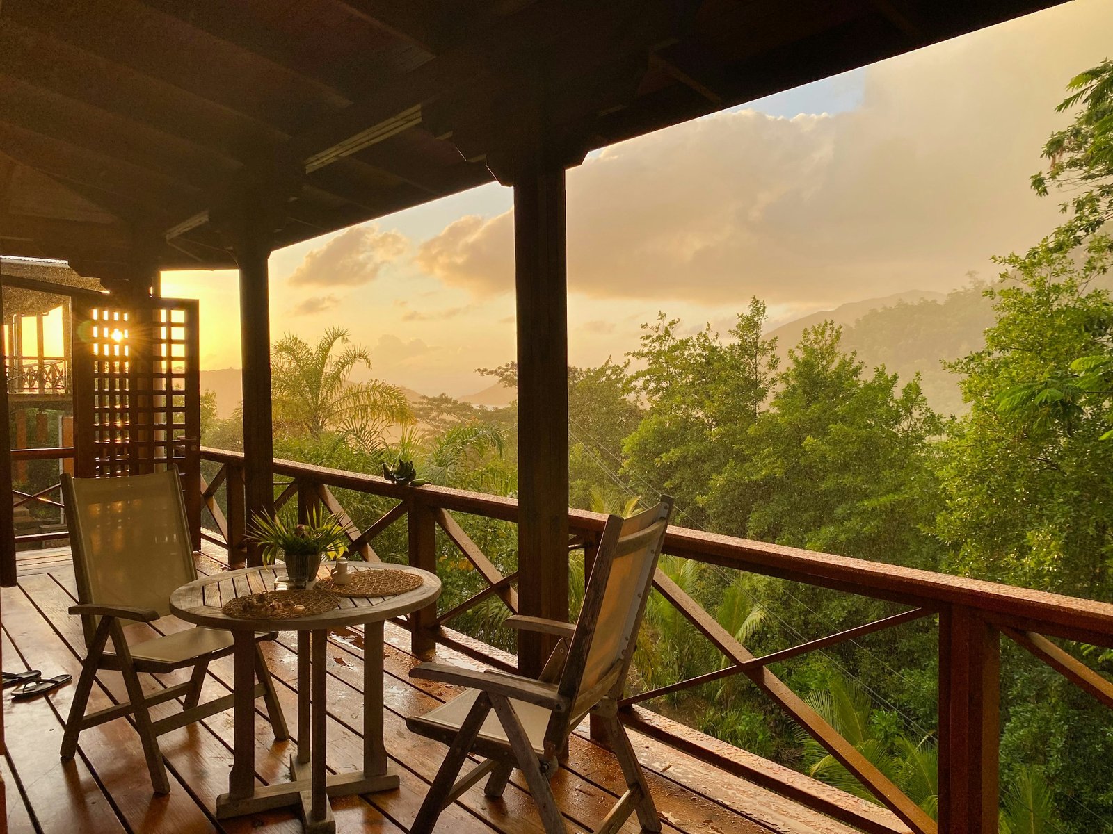 Sunset deck
